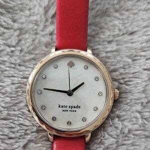 Kate Spade Gold and Red Watch